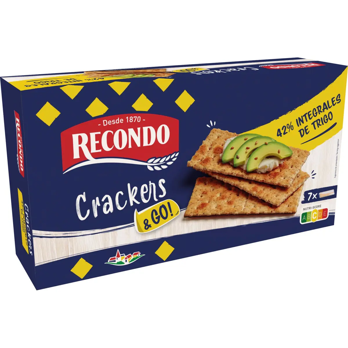 Crackers de blé à 42 % complets Recondo