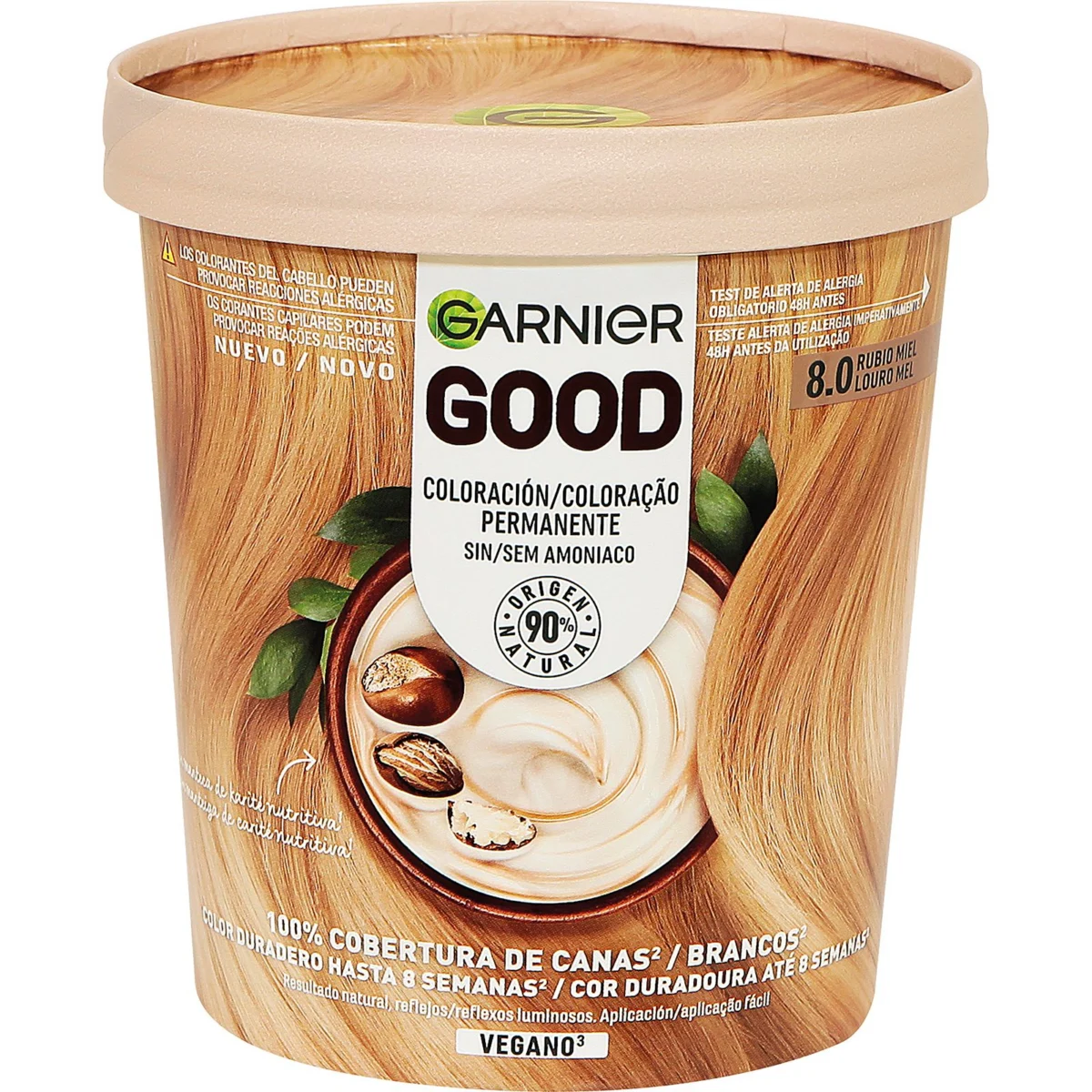 Hair dye 8.0 Honey Blonde without ammonia Garnier