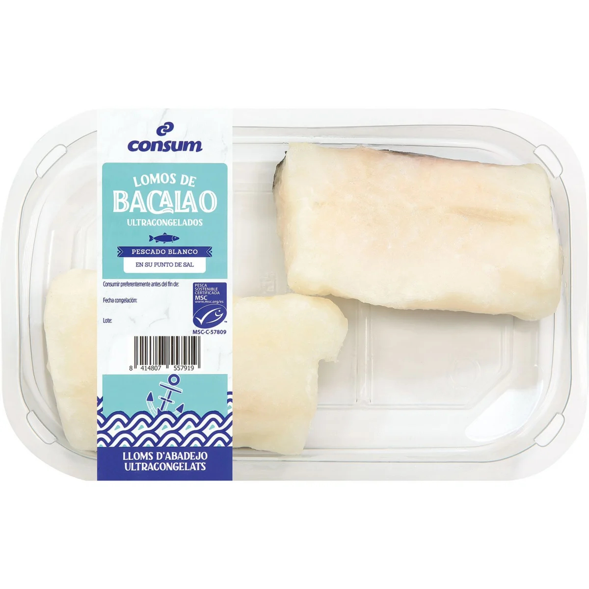 Lomitos Bacalao Congelados Consum