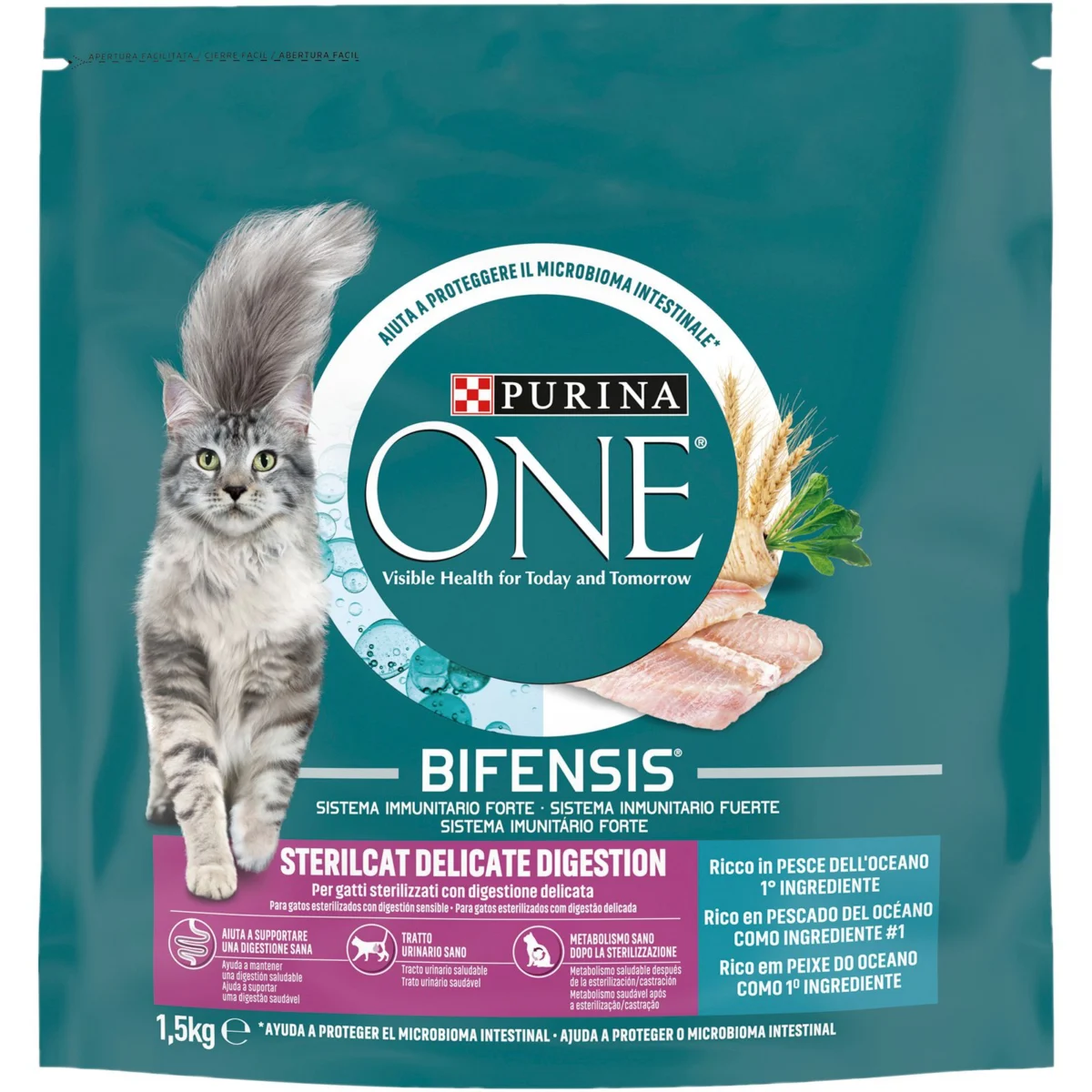 Menjar sec per a gats esterilitzats delicats Purina One