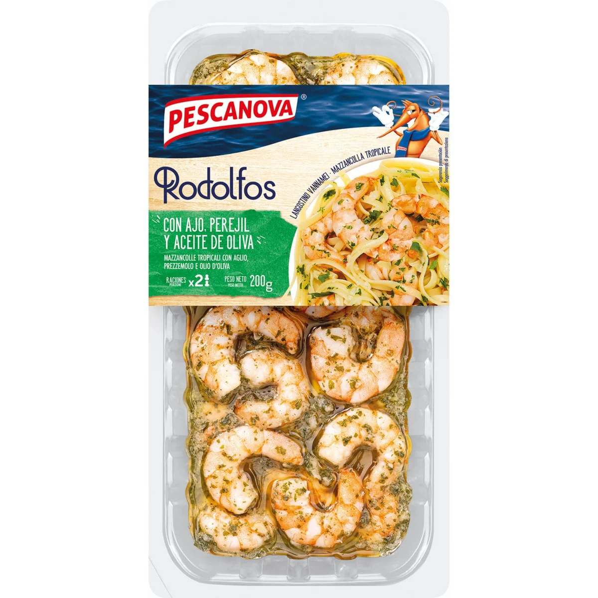 Garlic and parsley prawns Pescanova