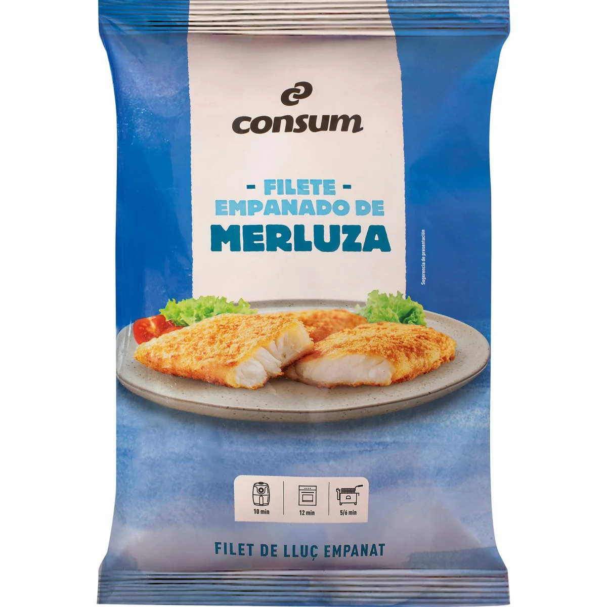 Oven-bake breaded hake Consum