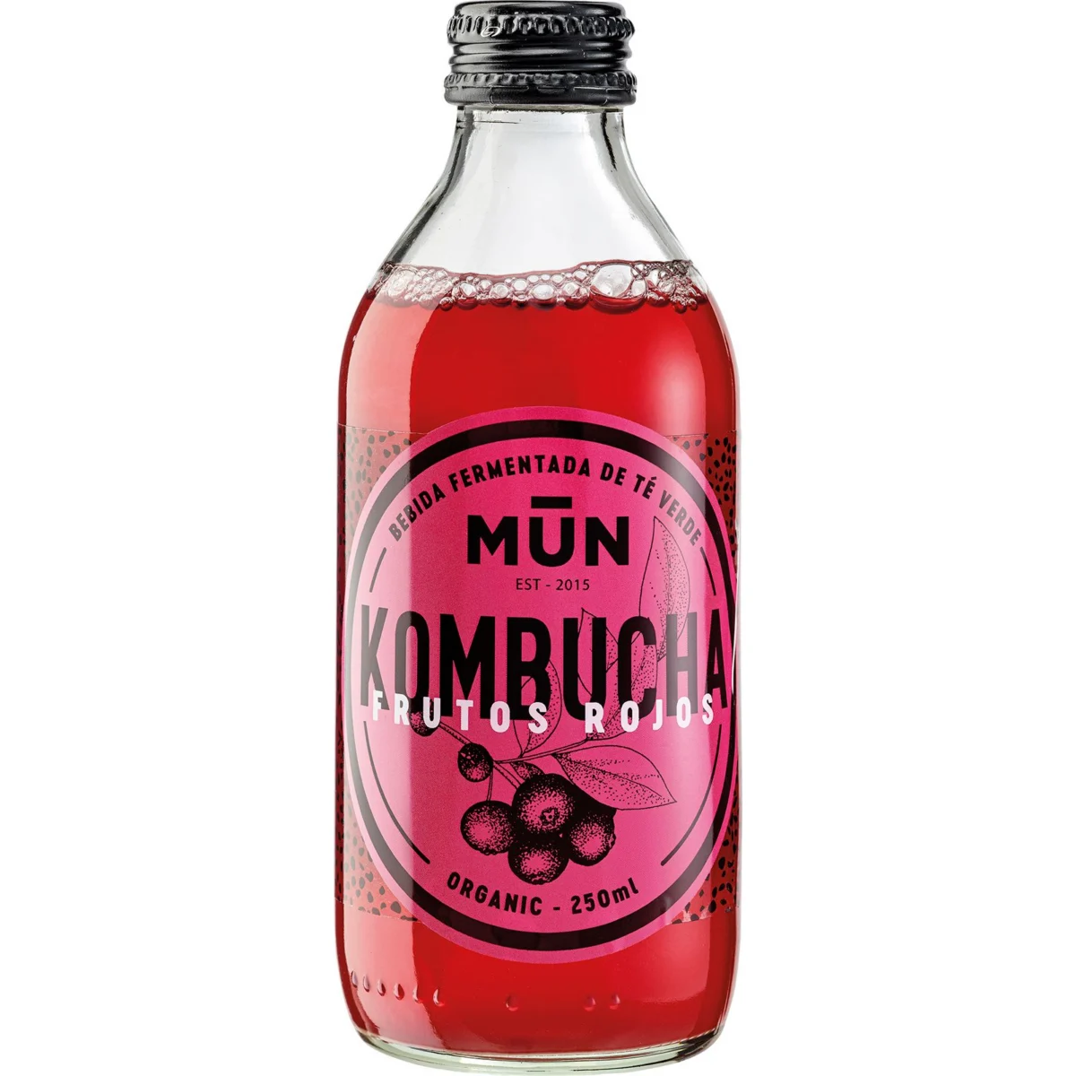 Red Berry Kombucha Bottle Mun