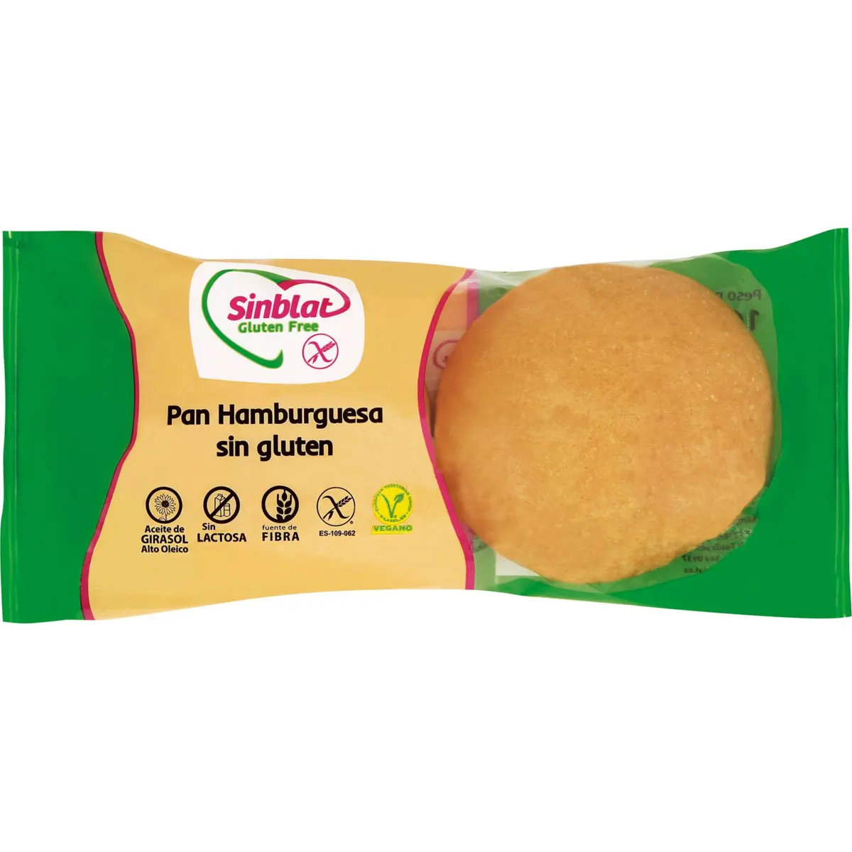 Pains à hamburger sans gluten, 2 unités Sinblat