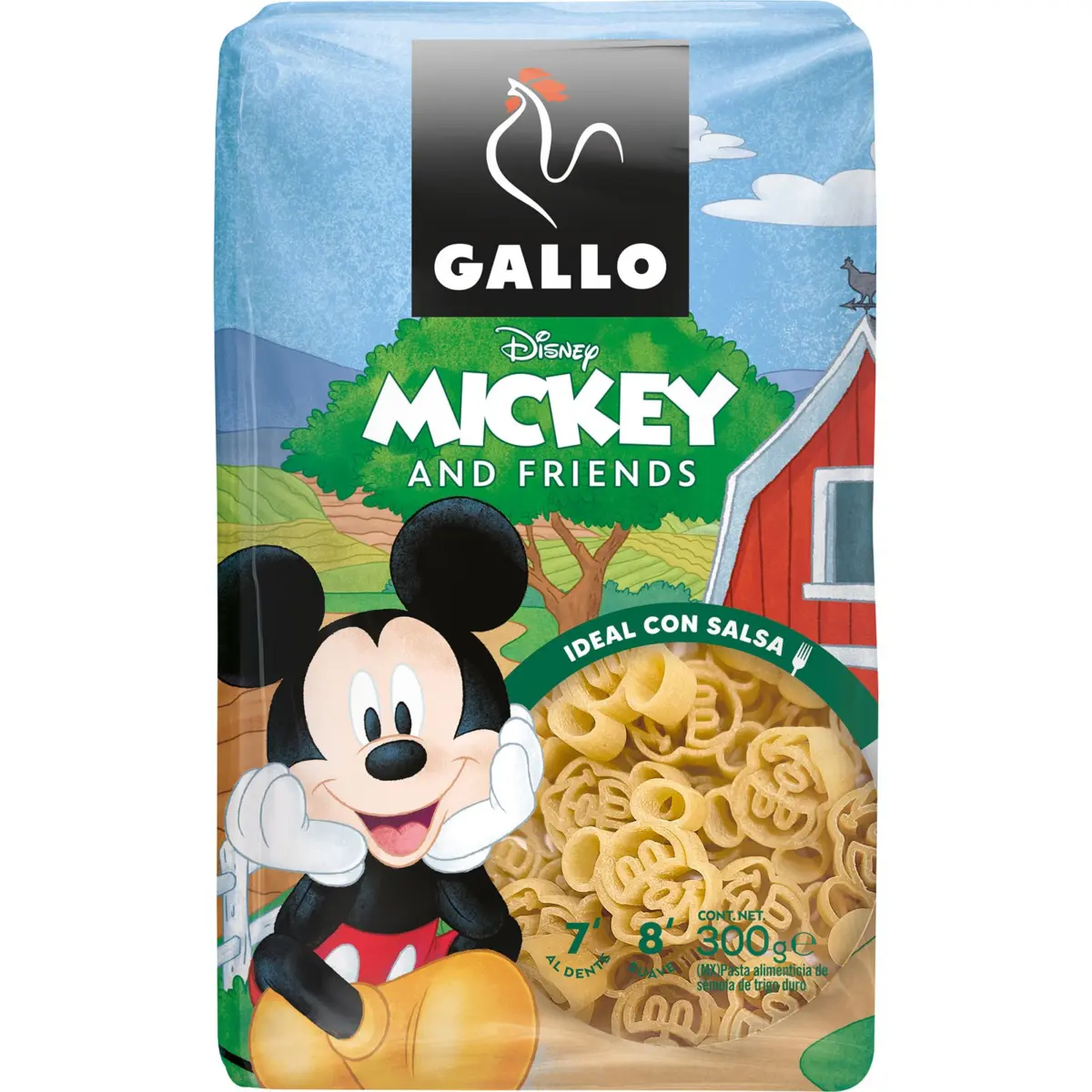 Pâtes pour enfants Mickey Gallo