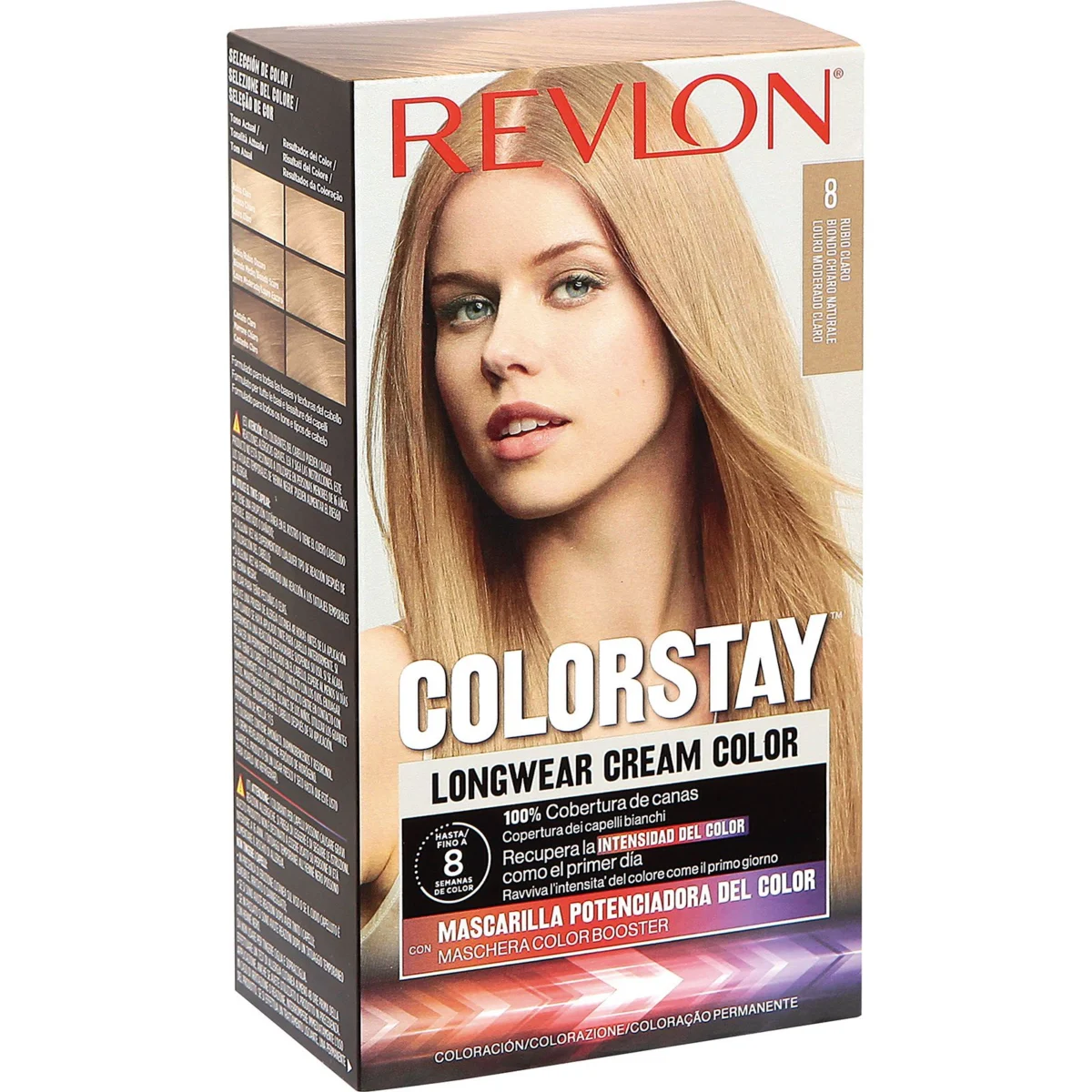 Краска для волос Colorstay 8 светлый блонд Revlon