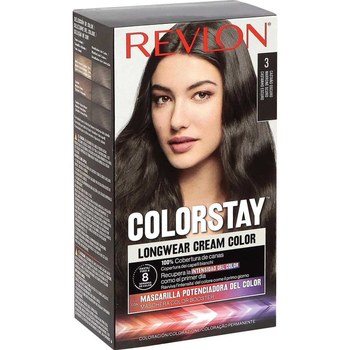 Tinte Colorstay 3 Castaño Oscuro Revlon