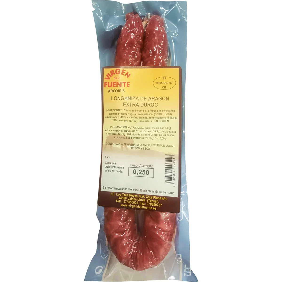 Longaniza de Aragón Duroc Arcoiris