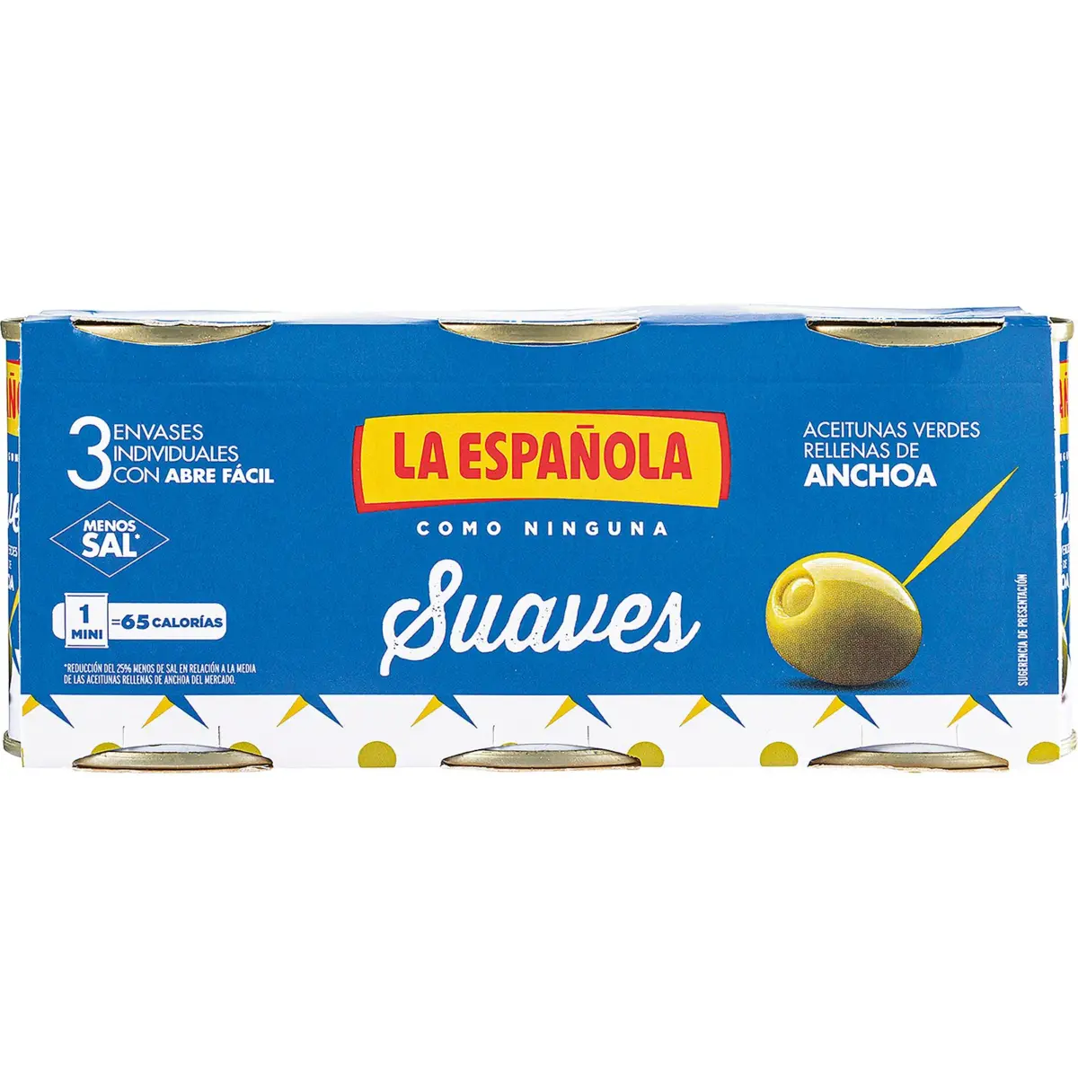 Mild Anchovy-Stuffed Olives La Española