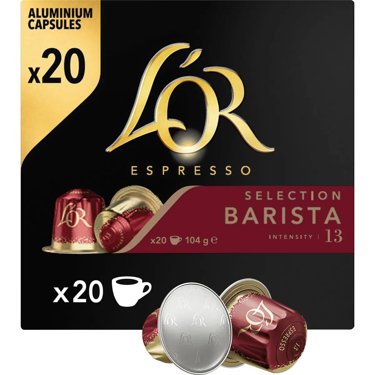 Кофе Espresso Barista, 20 капсул L'or