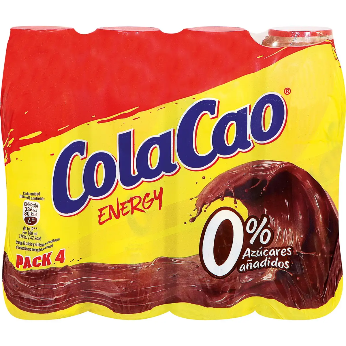 Kakaomilchshake 0%, Packung 4X188ML Cola Cao