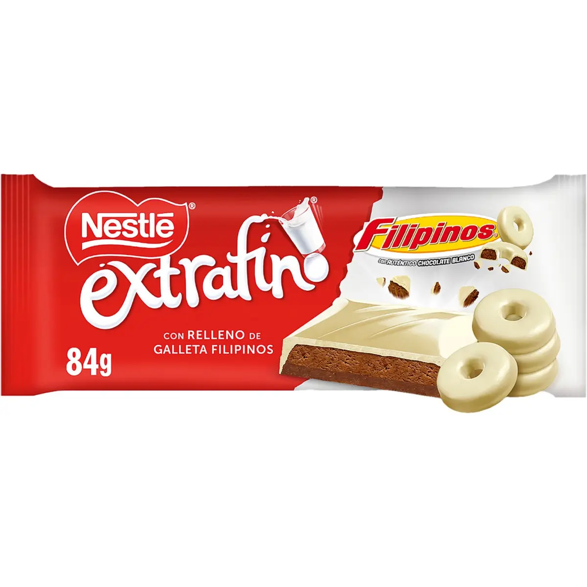 Xocolata amb galetes Filipinos blanques Nestle