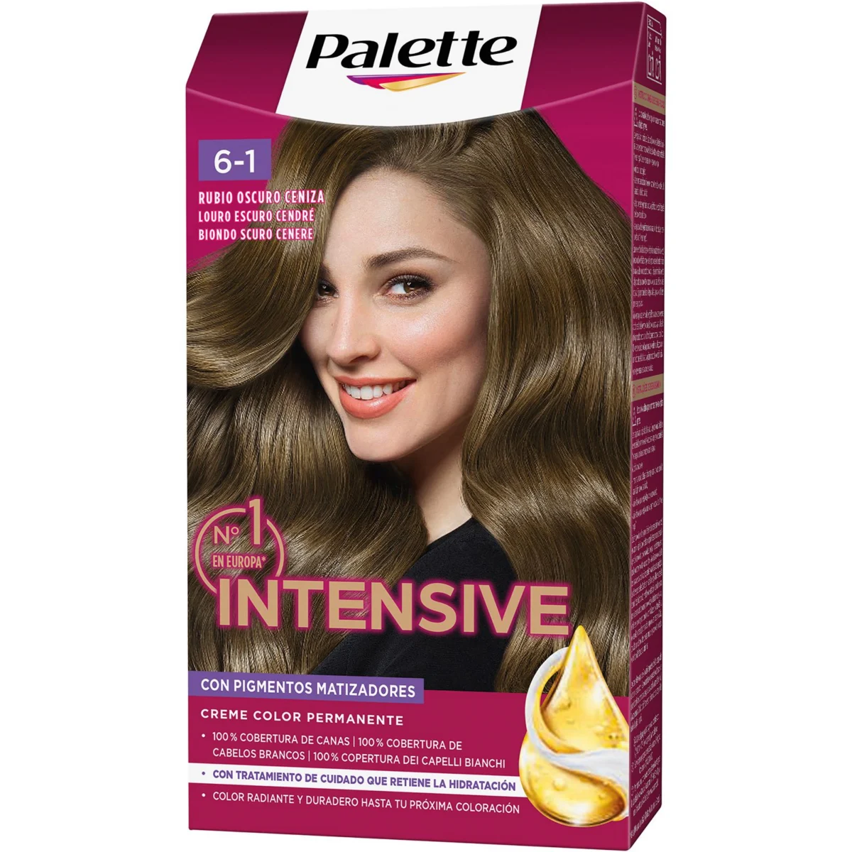 Haarfarbe Intensive 6.1 Dunkelblond Asch Palette