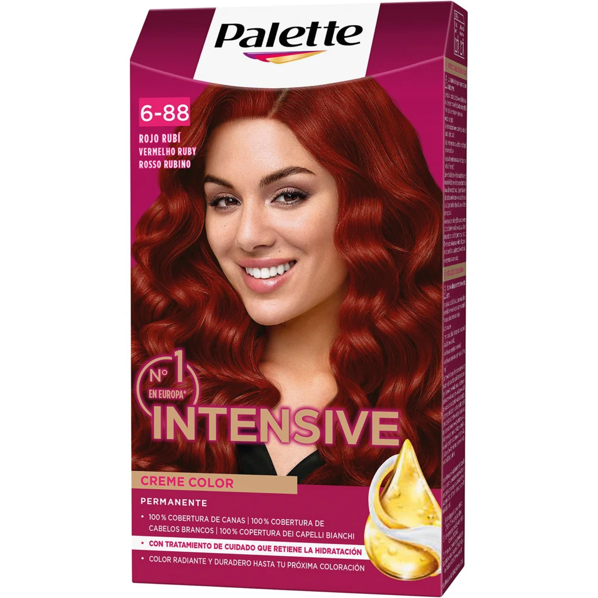 Intensive 6.88 Ruby Red Hair Dye Palette