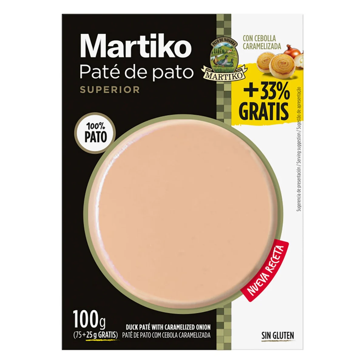 Paté de Pato C/Cebolla Caramelizada Martiko