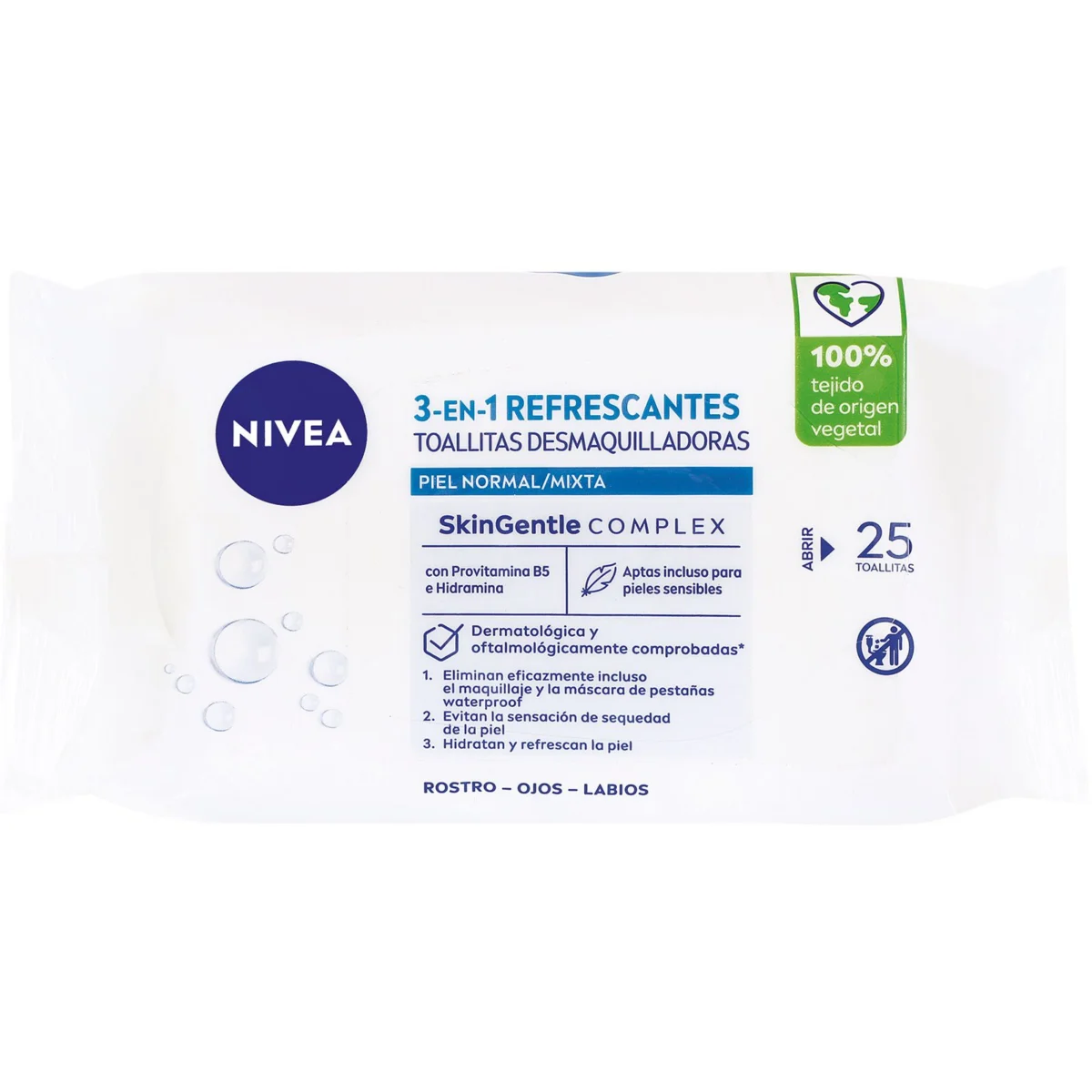 Tovalloletes desmaquillants per a pell normal Nivea