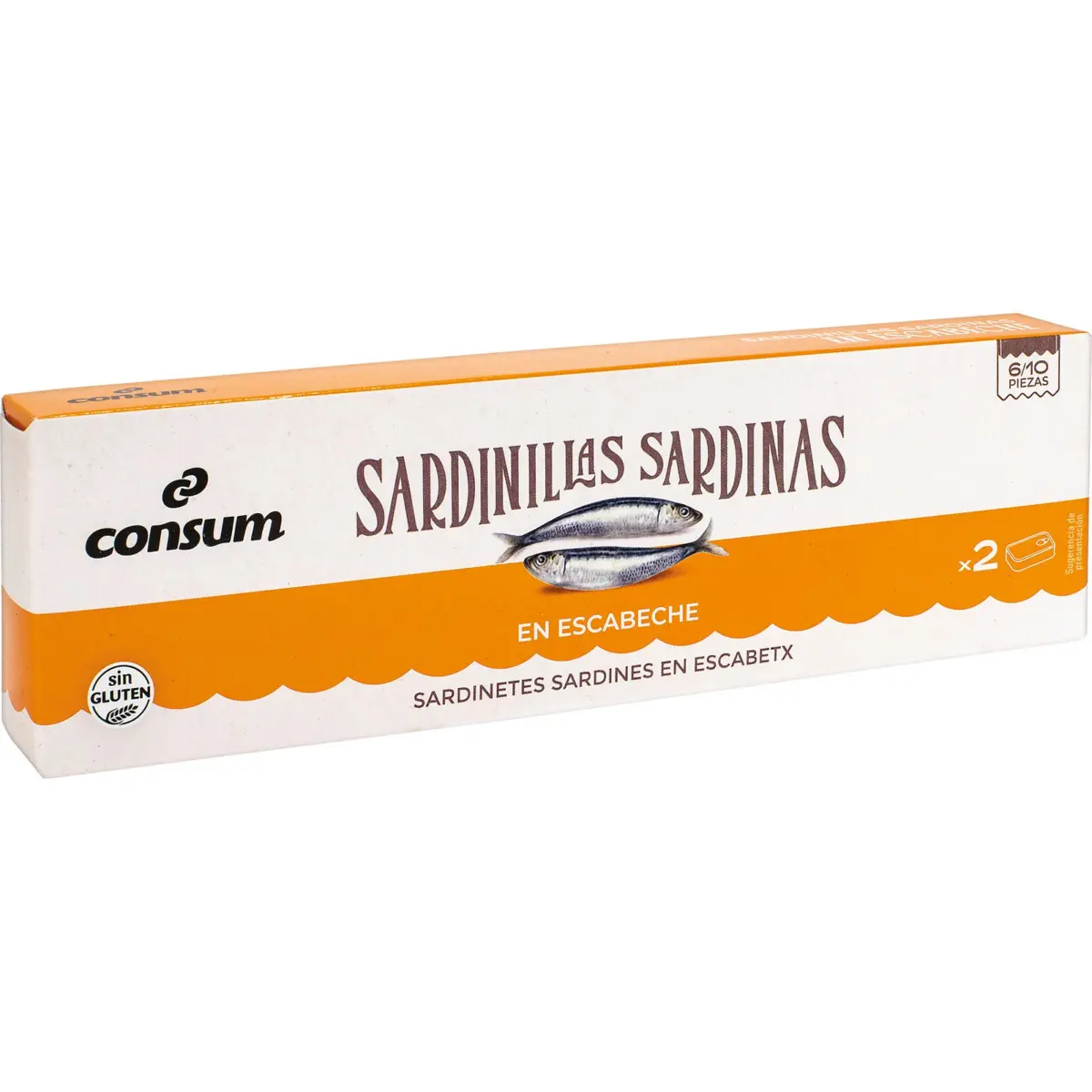 Sardinen in Escabeche, 6/10 Stück Consum