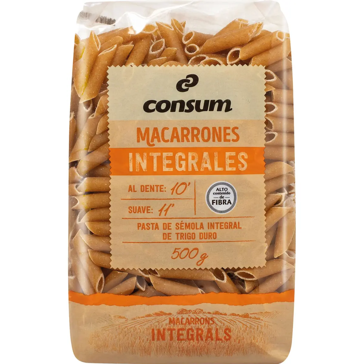 Whole wheat macaroni Consum