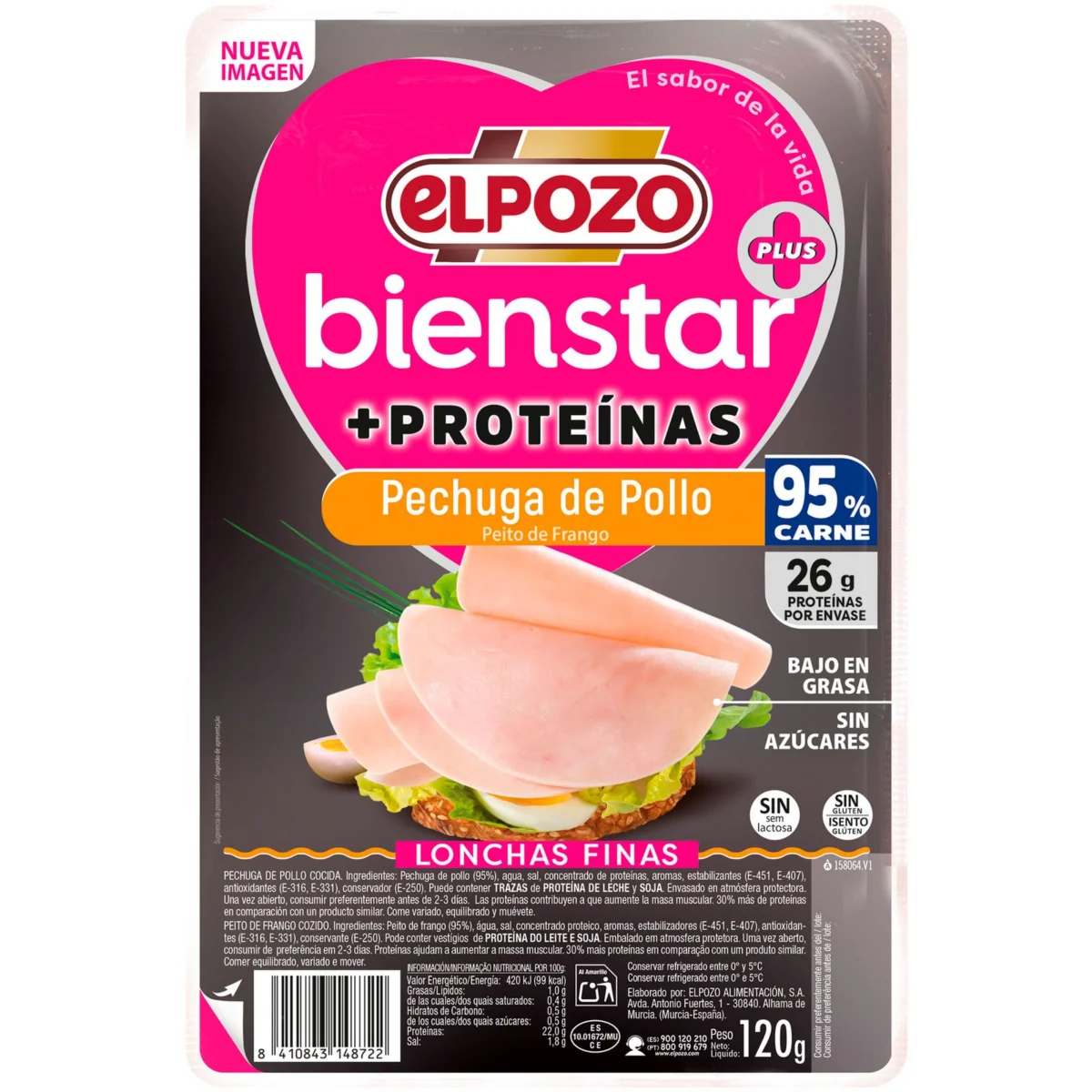 Chicken breast + protein – 95% meat Bienstar