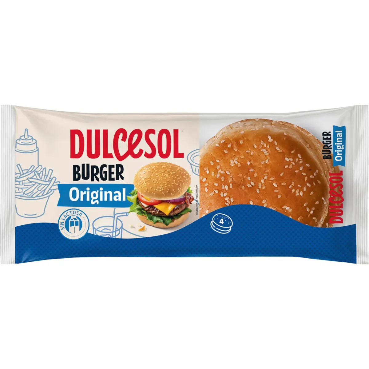 Burger Buns 4 Units Dulcesol