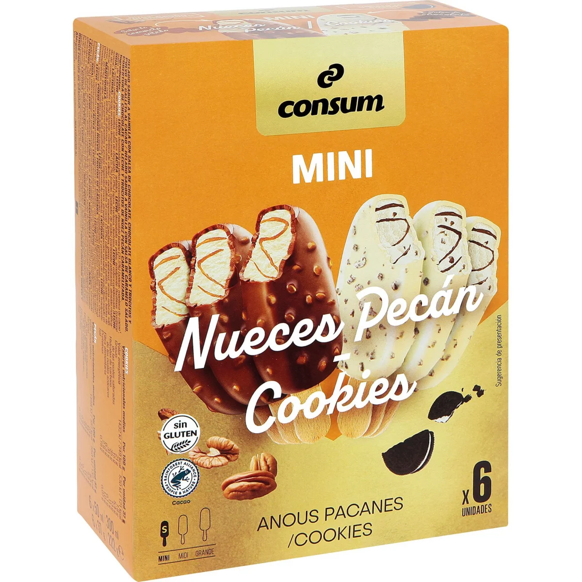 Mini Bombón Cookies Vainilla Pecan Consum
