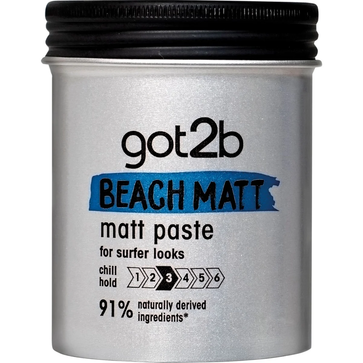 Cera mat per als cabells Beach Matt, fixació 3 Got2B