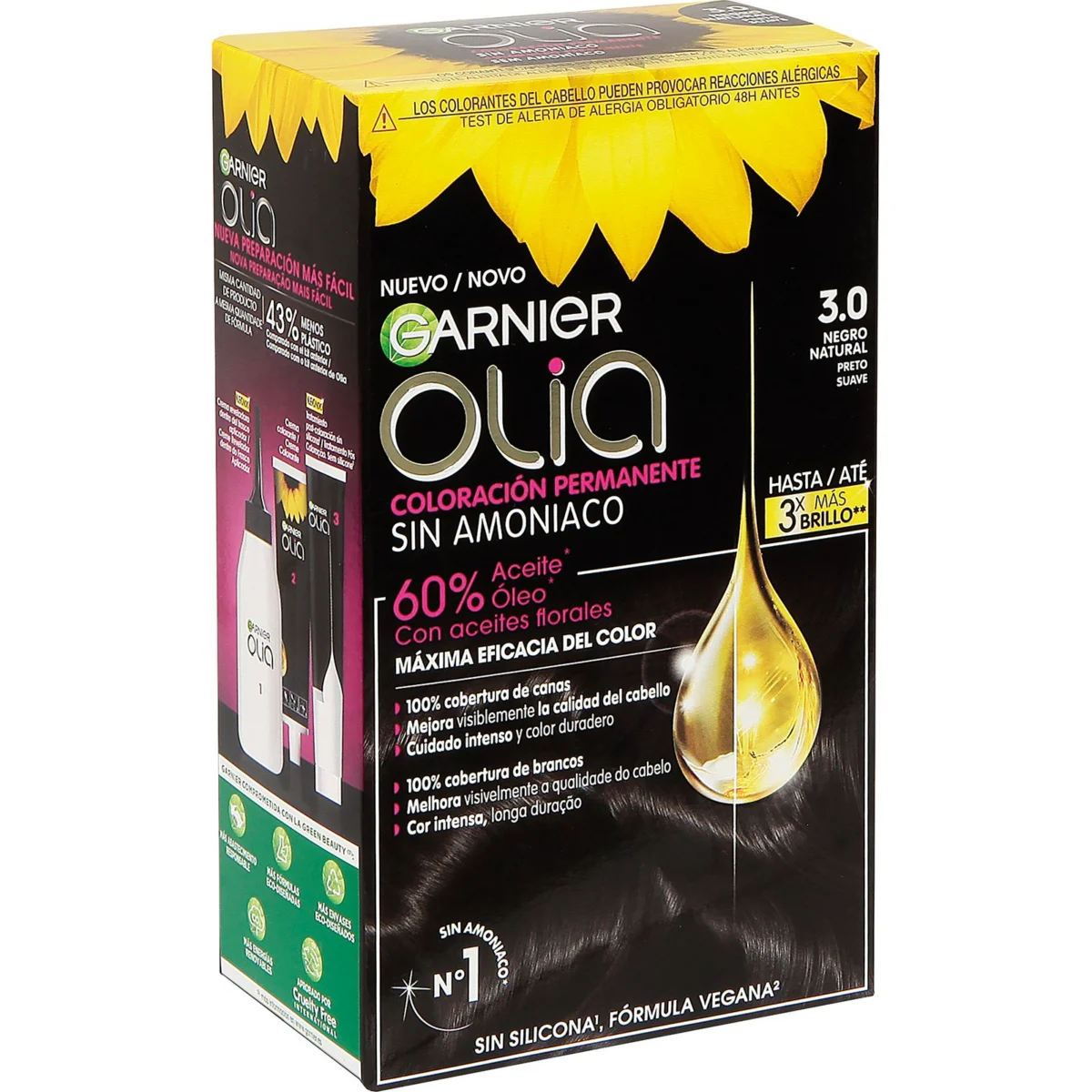 Coloration noir naturel 3.0 Olia