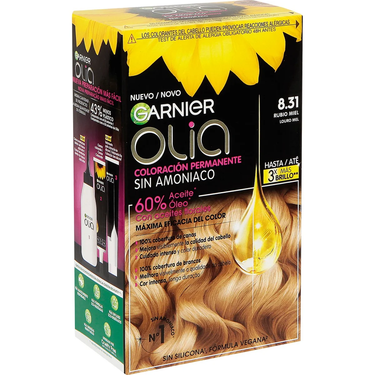 Honey Blonde 8.31 Hair Dye Olia