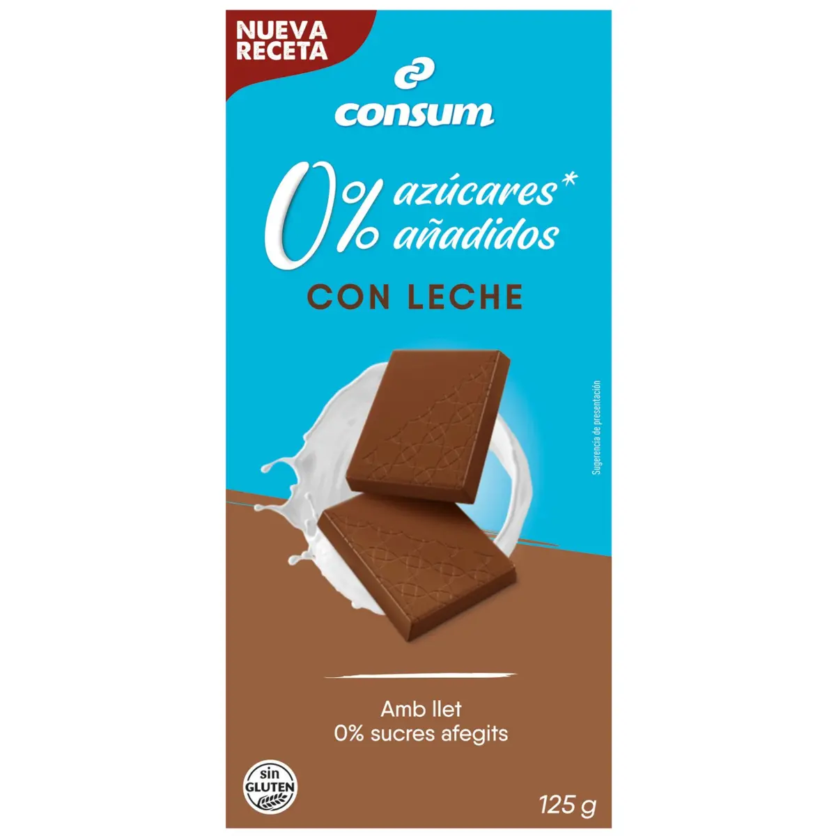 Chocolate con Leche sin Azúcar Consum