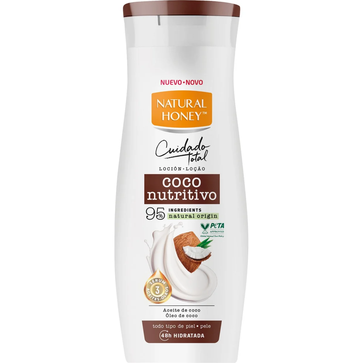 Loció hidratant de coco per a tot tipus de pell Nat.honey