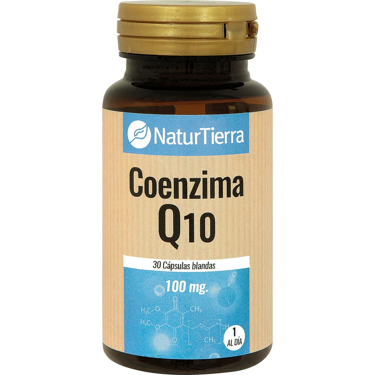 Coenzym-Q10-Kapseln gegen Müdigkeit und Erschöpfung Naturtierra