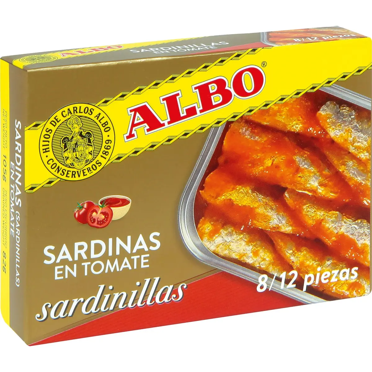 Petites sardines à la tomate Albo