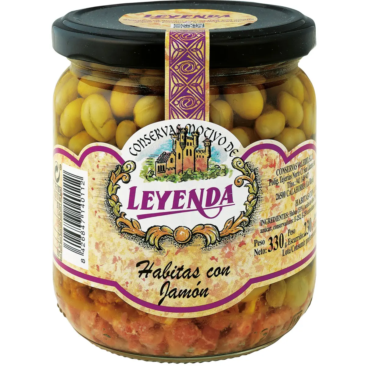 Fèves au jambon en bocal Leyenda
