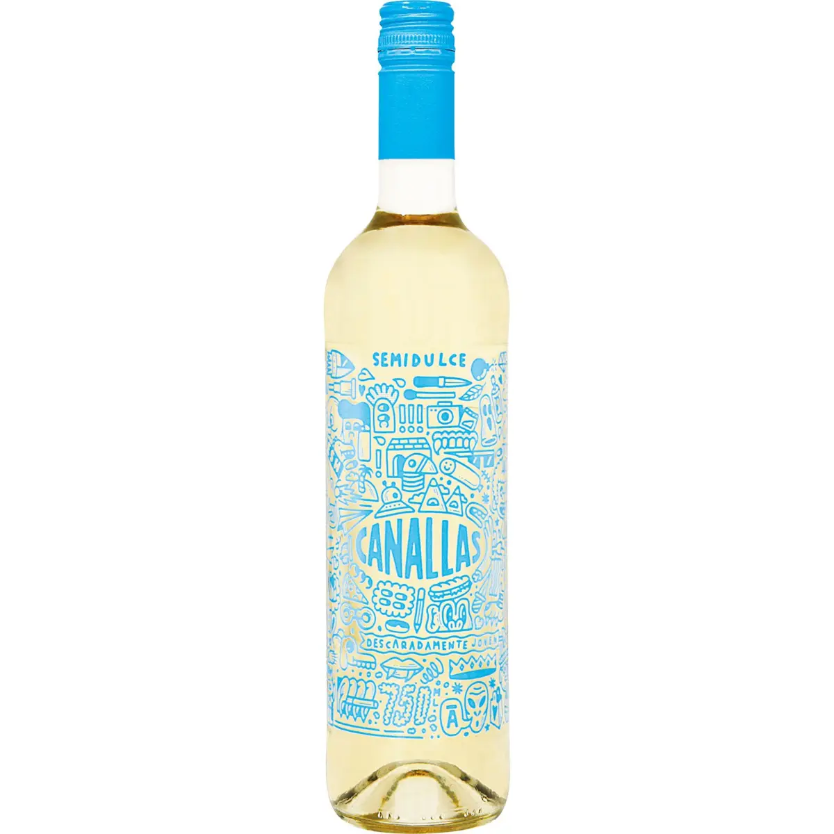Halbsüßer Weißwein Canallas