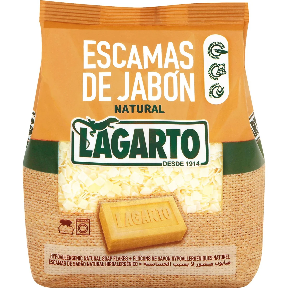 Natural Soap Flakes Lagarto