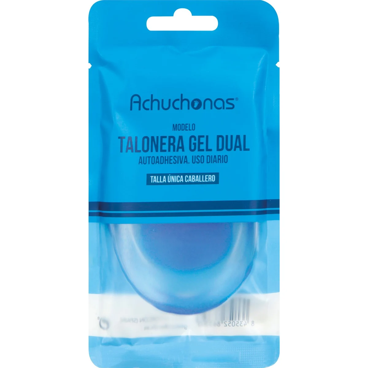 Coussinets de talon en gel Dual pour homme Achuchonas