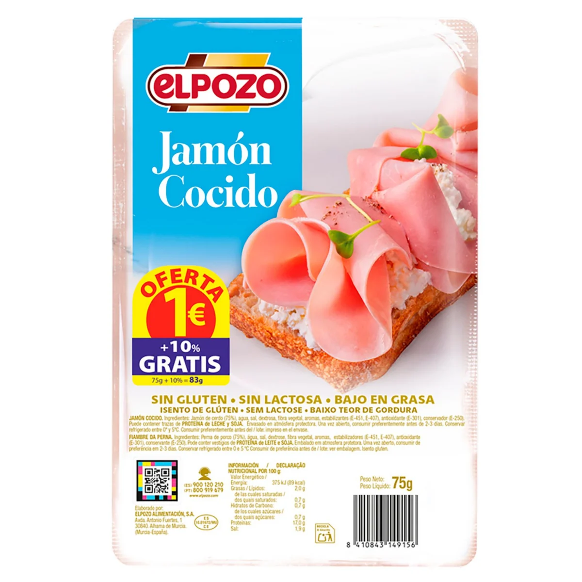 Jambon cuit Elpozo