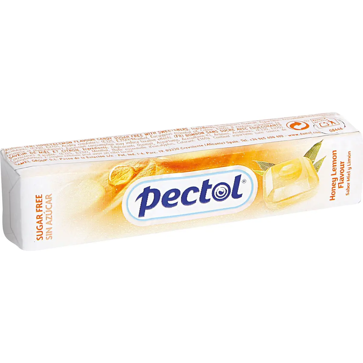 Caramelo Miel Limón sin Azúcar Pectol