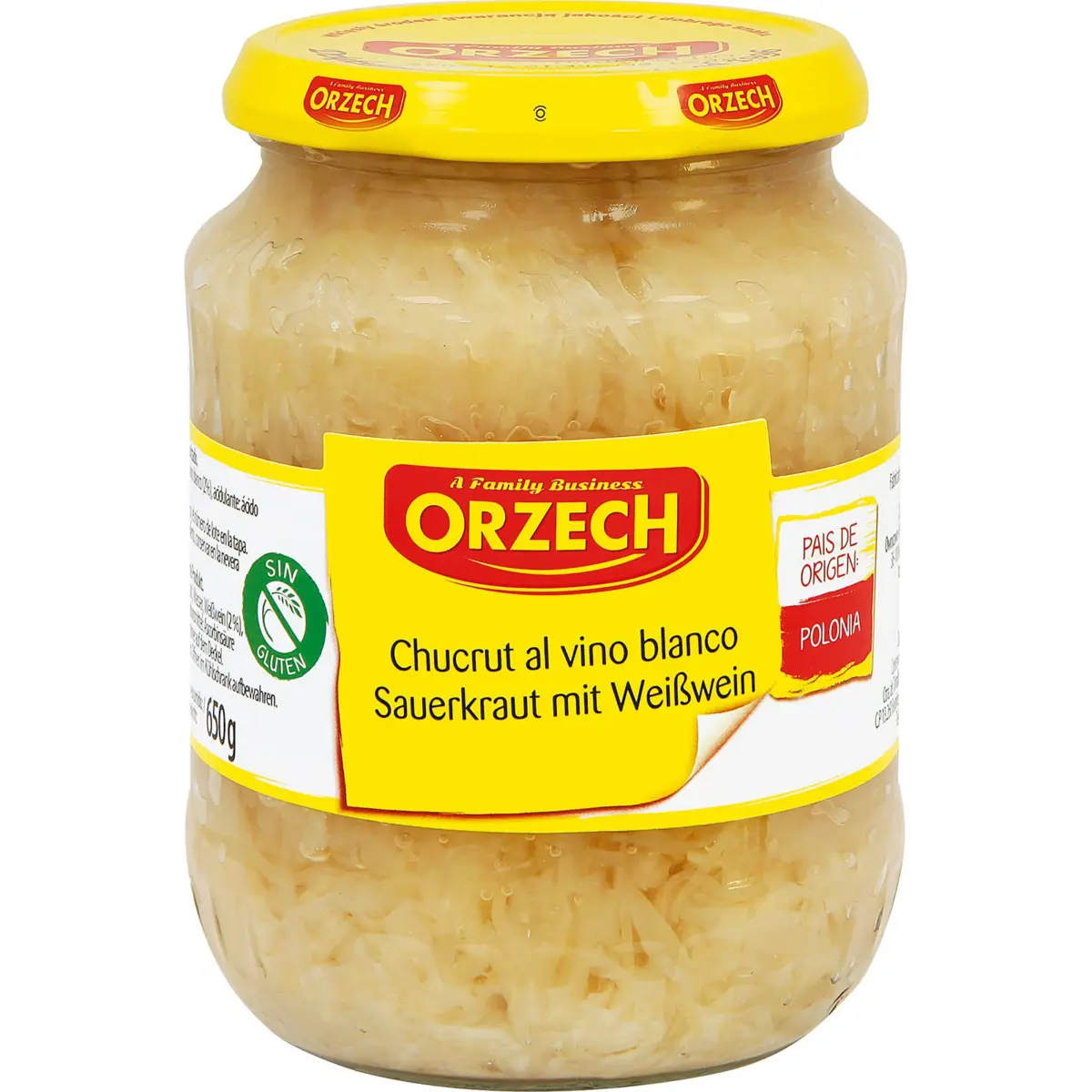 Xucrut amb vi blanc Orzech