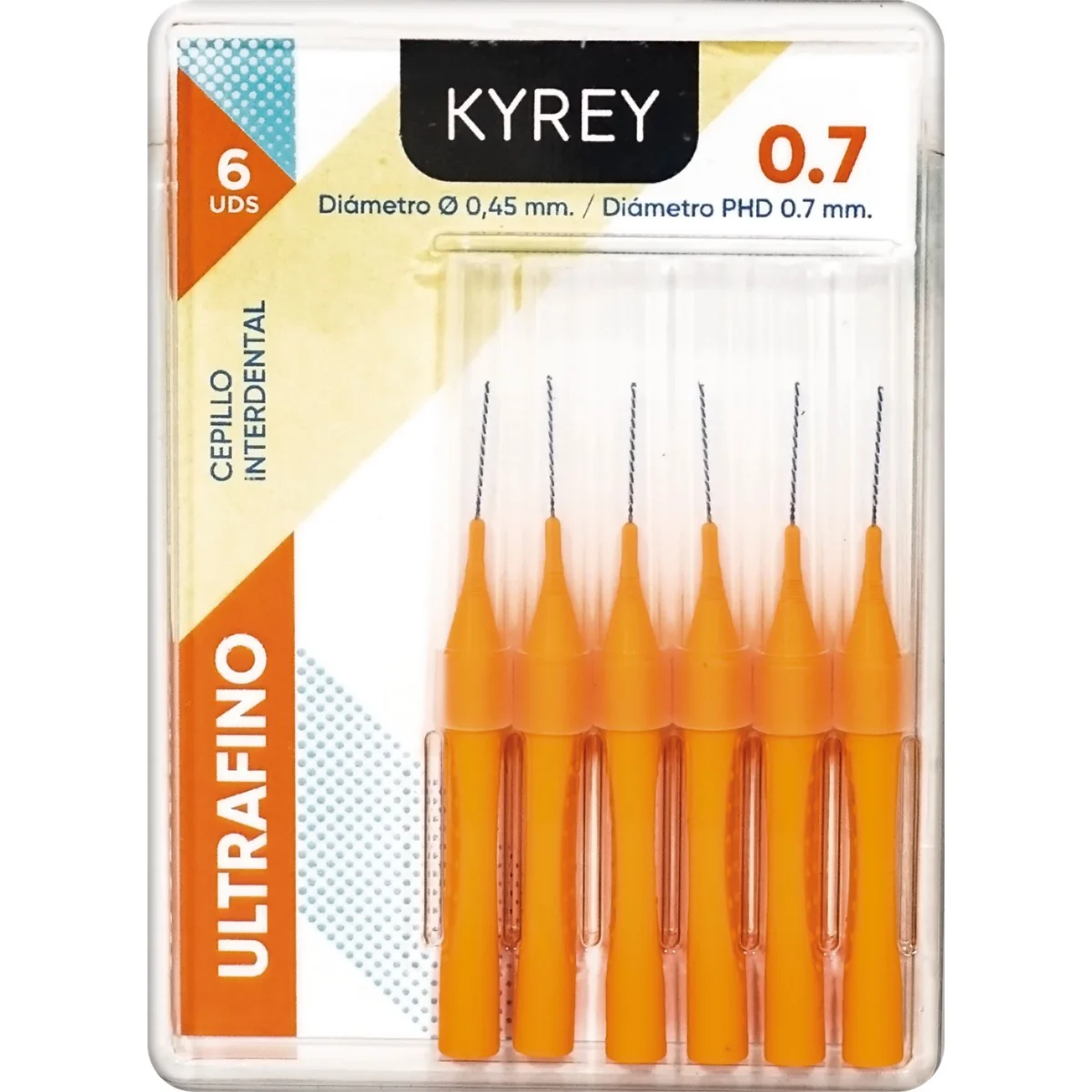 Cepillo Interdental Ultrafino 0.7MM Kyrey