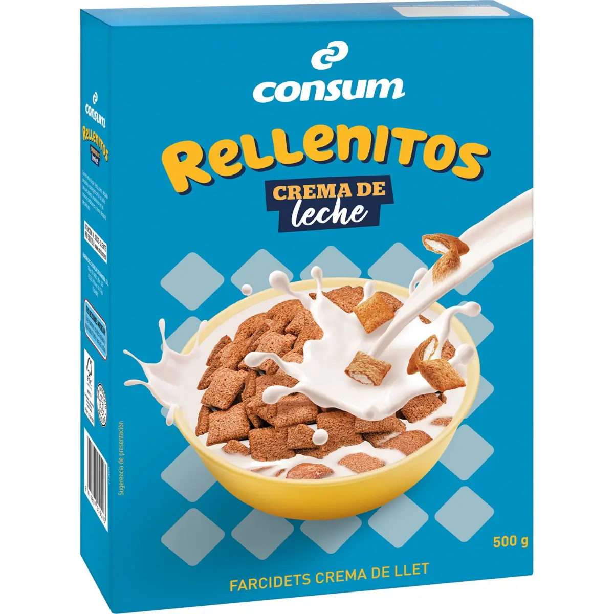 Milk cream-filled cereals Consum