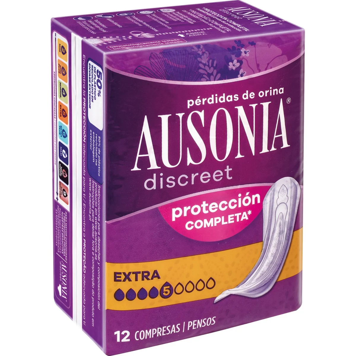 Discreet Extra Incontinence Pads Ausonia