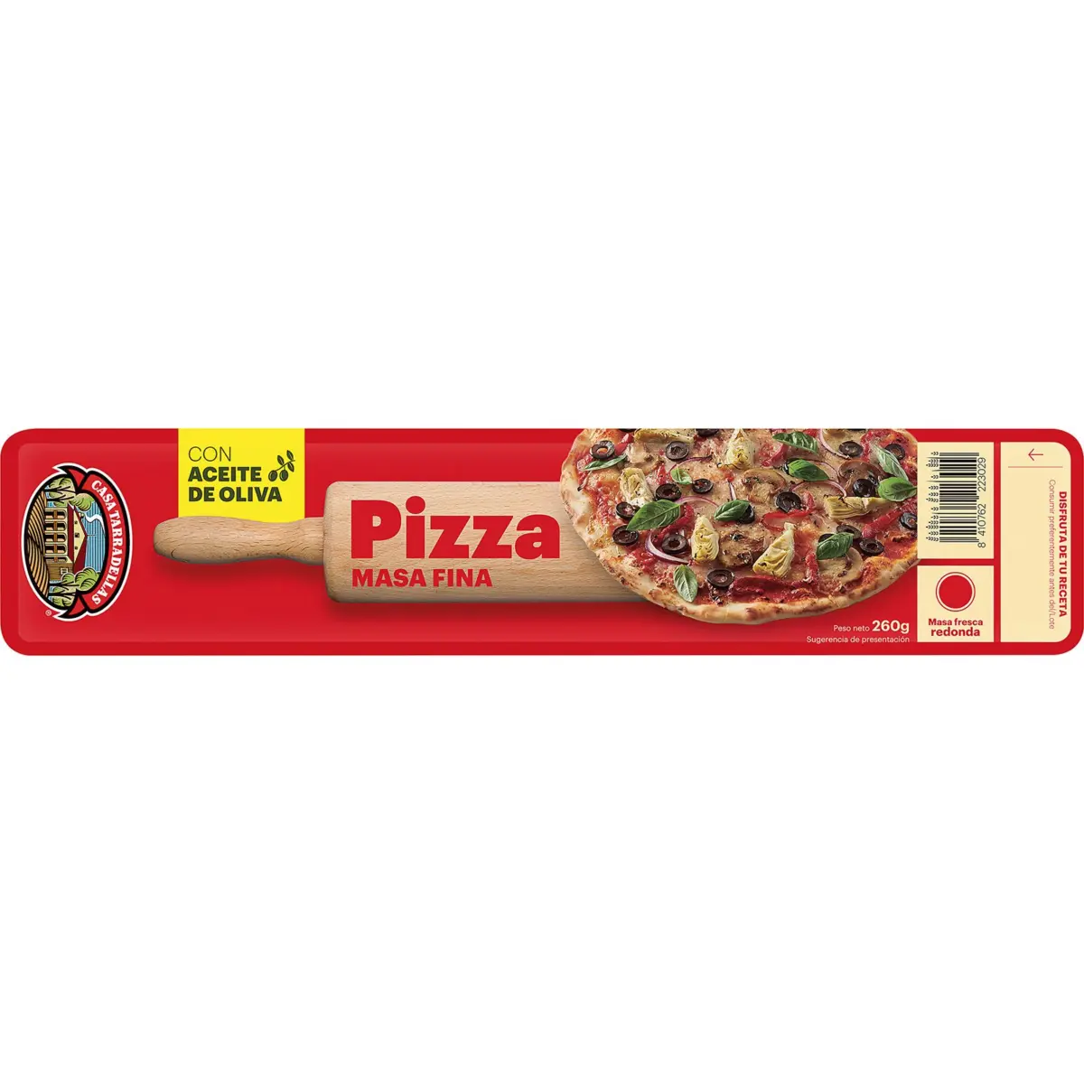 Pâte à pizza à l’huile d’olive Tarradellas