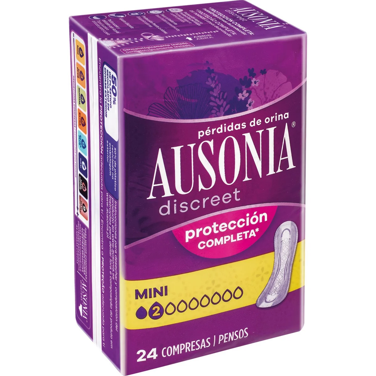 Einlagen bei Inkontinenz Discreet Mini Ausonia