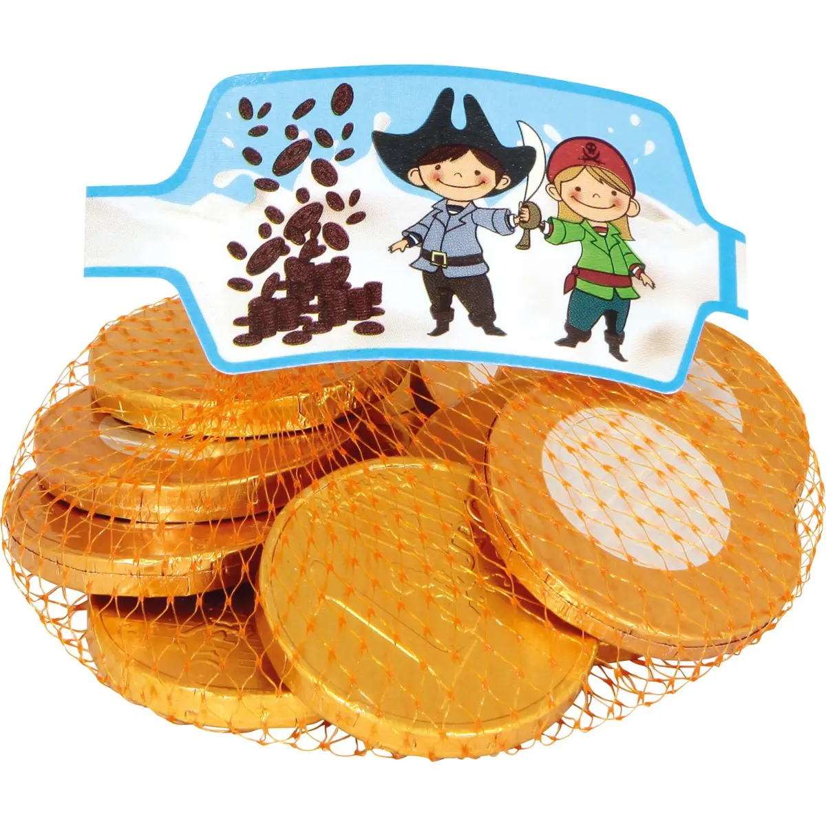 Monedas de Chocolate con Leche Red Walcor