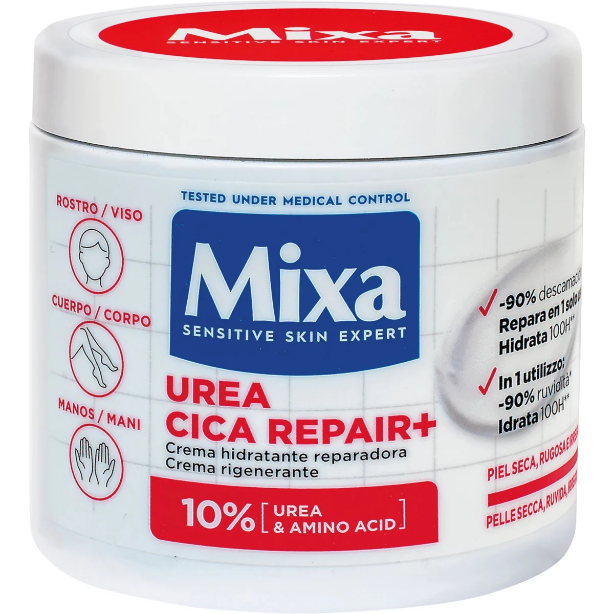 Crema Urea Cica Repair per a pell seca Mixa