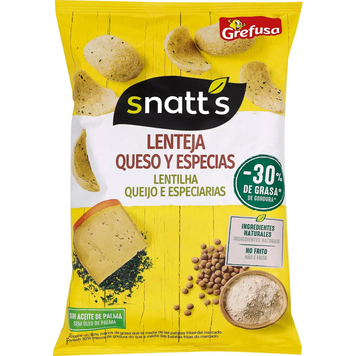 Linsensnack mit Käse und Dill Snatt's