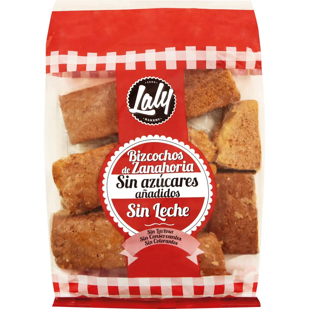 Bescuits de pastanaga sense sucres afegits Laly