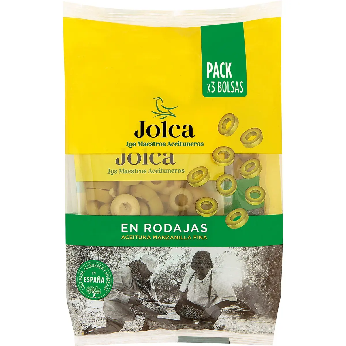Sliced Manzanilla olives Jolca