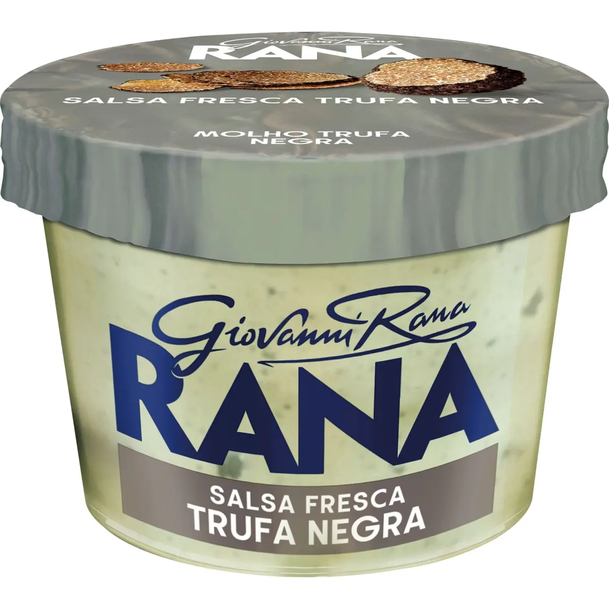Frische Sauce mit schwarzem Trüffel Rana